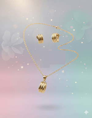 Triple Band Pendant Set - Zambeel