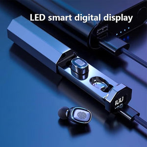 True Wireless Earbuds with Digital Display - Zambeel