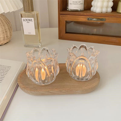 Tulip Candle Holder Home Decor Ornament - Zambeel