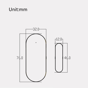 Tuya Wifi Smart Door Magnetic Anti - theft Alarm App Push - Zambeel