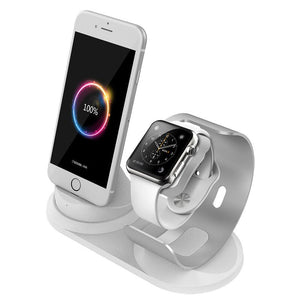 Two - in - one Aluminum Alloy Metal Charging Stand - Zambeel