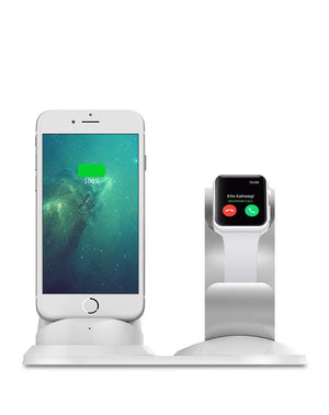 Two - in - one Aluminum Alloy Metal Charging Stand - Zambeel