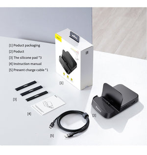 Type - C Mobile Phone Smart HUB Docking Station USB - C Charging Base HDMI Projection Converter Head - Zambeel