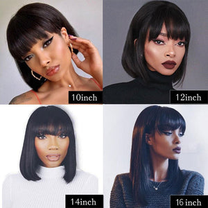 Unice Hair Full Machine Human Hair Wigs For Black Women - Zambeel