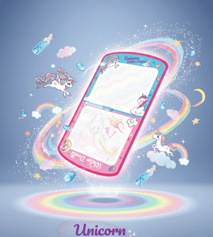 Unicorn Water Canvas Doodle Mat - Zambeel