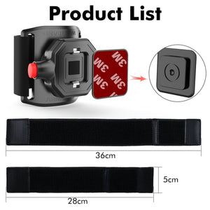 Universal Plastic Cycling Swivel Phone Holder - Zambeel