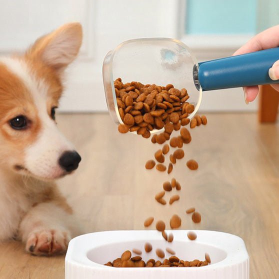 Universal Spoon Transparent Scale Dog Food Bag Clip Cat Pet Supplies - Zambeel
