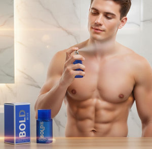 جريء - ماء عطر أزرق