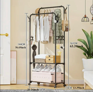 UrbanNest - Multifunctional Storage Rack with Shelves - Zambeel