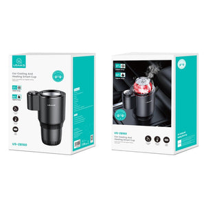 USAMS US - ZB160 Digital Display Smart Car Heating Cooling Cup Car Accessories - Zambeel