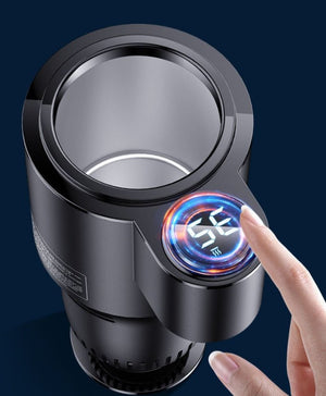 USAMS US - ZB160 Digital Display Smart Car Heating Cooling Cup Car Accessories - Zambeel