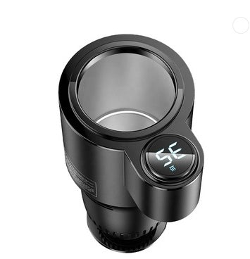 USAMS US - ZB160 Digital Display Smart Car Heating Cooling Cup Car Accessories - Zambeel