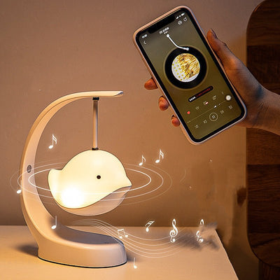 USB Baby Sound Machine Multi - Color Stepless Dimming Cute Bird Lamp For Decoration Gift - Zambeel