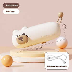 Usb Bag Sealer Portable Rechargeable Mini Bag Sealer For Plastic Bags Snack Bags Handheld Food Sealer Machine With Cutting Kitchen Gadgets - Zambeel