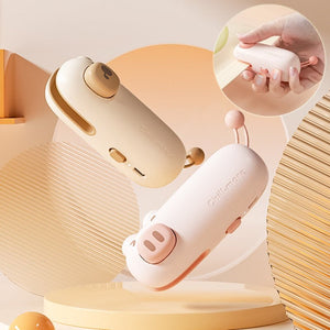 Usb Bag Sealer Portable Rechargeable Mini Bag Sealer For Plastic Bags Snack Bags Handheld Food Sealer Machine With Cutting Kitchen Gadgets - Zambeel