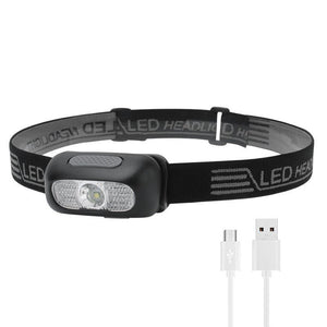 Usb Charging Night Fishing Waterproof Night Running Headlight - Zambeel