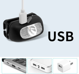 Usb Charging Night Fishing Waterproof Night Running Headlight - Zambeel