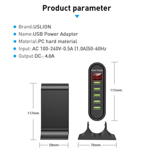 USB Five - Port Smart Charger - Zambeel