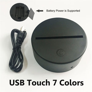 USB Night Light 3D Earth Globe Table Lamp RGB Creative - Zambeel