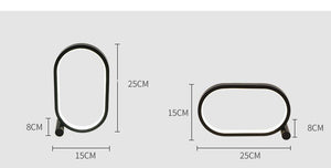 Usb Plug - In Lamp Oval Acrylic Lamp Touch Control Dimmable Modern Simple Creative Night Lamp Bedside Reading Lamp Desk Table Led - Zambeel