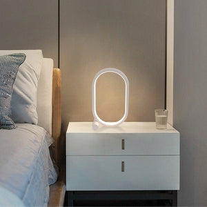 Usb Plug - In Lamp Oval Acrylic Lamp Touch Control Dimmable Modern Simple Creative Night Lamp Bedside Reading Lamp Desk Table Led - Zambeel