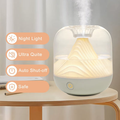 Usb Rechargeable Humidifier For Household Car Home Decor - Zambeel