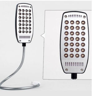 USB Small Desk Lamp, Keyboard Light, USB Reading Light, Electroplating 28 Lights - Zambeel