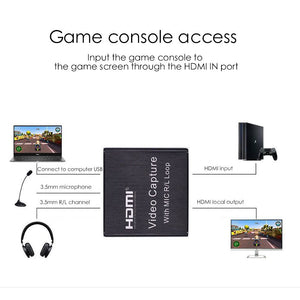 USB Video Capture Card Hdmi Recording Box - Zambeel