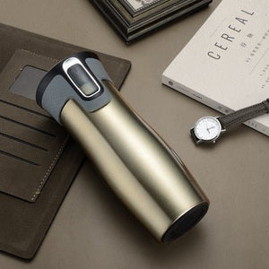 Vacuum Insulated Stainless Steel Travel Mugs Water Flask Thermal Tea Bottle - Zambeel