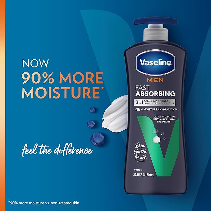 Vaseline - Men Fast Absorbing 3 - in - 1 Lotion (Original) - Zambeel
