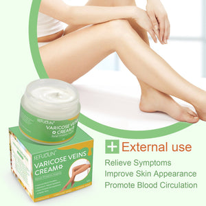 Vein Cream Red Blood Streaks Repair Earthworm Leg Bruises Bulge Relief Pain Safflower Skin care lotion Varicose Cream - Zambeel