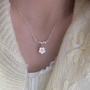 Versatile And Fresh Cherry Blossom Necklace - Zambeel