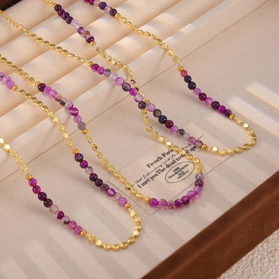 Versatile, Personality - driven Copper Clavicle Necklace - Zambeel
