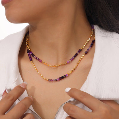 Versatile, Personality - driven Copper Clavicle Necklace - Zambeel