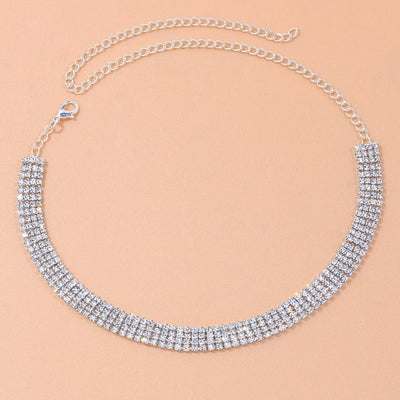 Versatile Personality Fashion Sexy Multi - row Necklace - Zambeel
