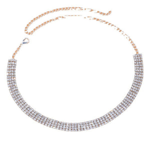 Versatile Personality Fashion Sexy Multi - row Necklace - Zambeel