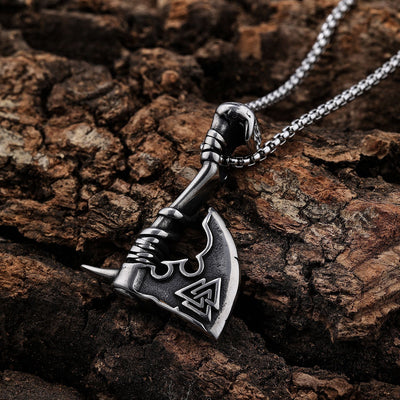 Versatile Trendy Axe - shaped Titanium Steel Pendant - Zambeel