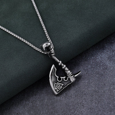Versatile Trendy Axe - shaped Titanium Steel Pendant - Zambeel