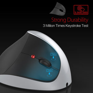 Vertical Rechargeable Wireless Mouse Ergonomic Wireless Mouse - Zambeel