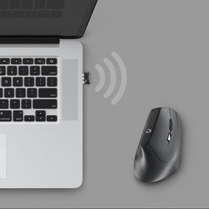 Vertical Vertical 2.4G Wireless Mouse Computer Notebook - Zambeel