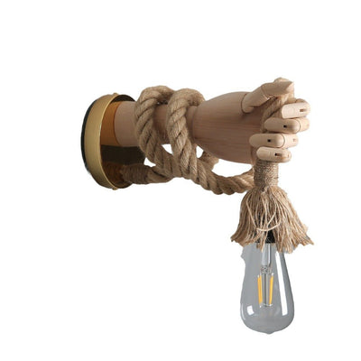 Vintage Ornament Mechanical Hand Wall Lamp - Zambeel