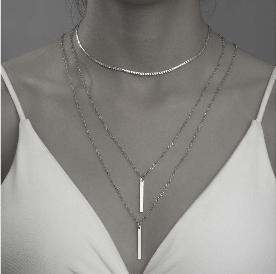 Vintage - style Light - luxury Niche Necklace Set From Europe - Zambeel