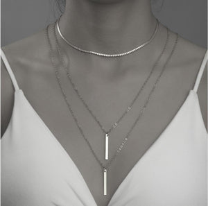 Vintage - style Light - luxury Niche Necklace Set From Europe - Zambeel