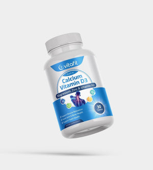 Vitafit FLXY - K Calcium Vitamin D3 with Magnesium, Zinc & Vitamin K2 - Zambeel