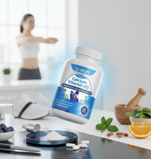 Vitafit FLXY - K Calcium Vitamin D3 with Magnesium, Zinc & Vitamin K2 - Zambeel