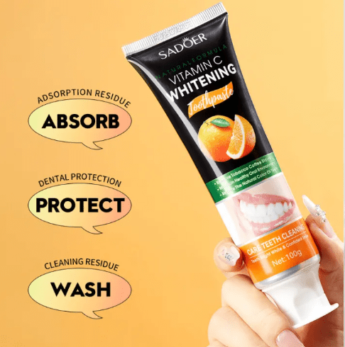 Vitamin C Whitening Toothpaste (100g) - Zambeel