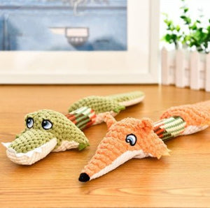 Voice Toys Plush Chew Dog Toys - Zambeel