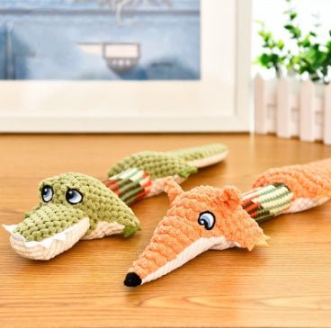 Voice Toys Plush Chew Dog Toys - Zambeel