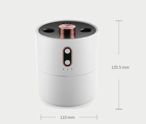 Volcanic Flame Aroma Essential Oil Diffuser USB Portable Jellyfish Air Humidifier Night Light Lamp Fragrance Humidifier - Zambeel