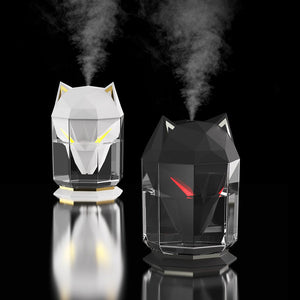 War Wolf Air Humidifier Ultrasonic Air Diffuser Colorful Lights Humidifier Air Nano Spray Home Desktop Supplies - Zambeel